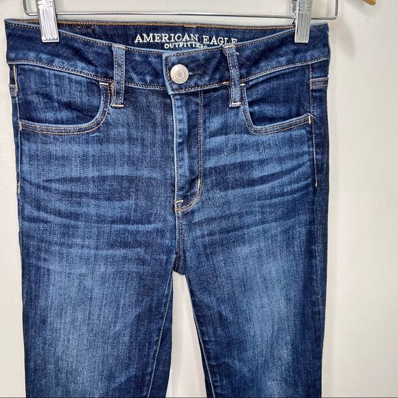 American Eagle Hi Rise Jeggings Size 4 Long - Picture 3 of 10